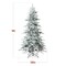 Best Choice Products Pre-Lit Flocked Artificial Aspen Noble Fir Christmas Tree w/ Branch Tips, LED Lights